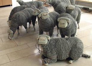 Telephone Sheep - Jean Luc Cornec (Google)